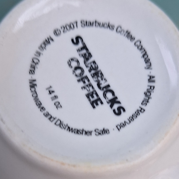 Starbucks Coffee Mug Mermaid Logo Siren Seattle Cup Collectible Classic 2007 - Picture 14 of 16